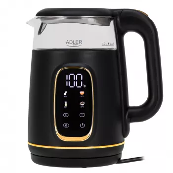 ADLER AD 1305 Wasserkocher schwarz-gold