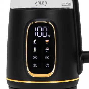 ADLER AD 1305 Wasserkocher schwarz-gold