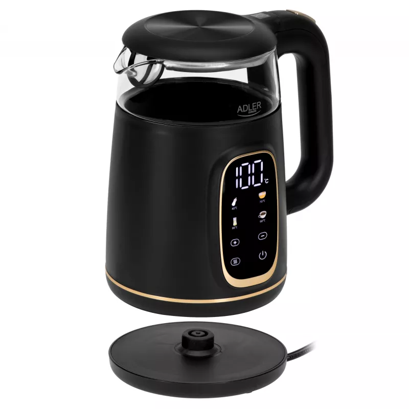 ADLER AD 1305 Wasserkocher schwarz-gold