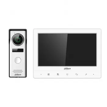 Dahua Einfamilienhaus analoges Video-Türsprechanlagen-Set VTO1000J Türstation, 1,3 MPx CMOS-Kamera KTA02