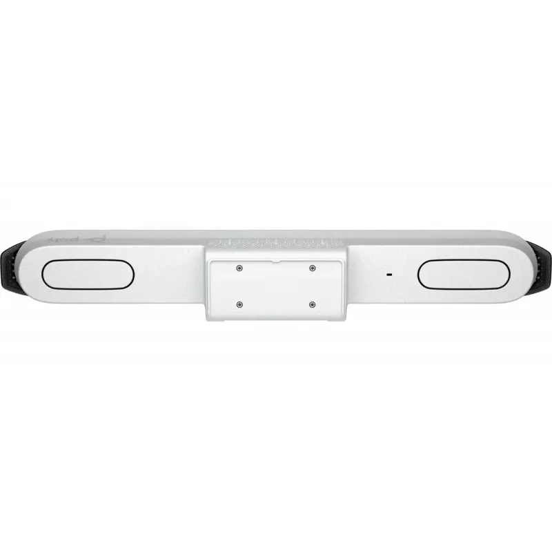 HP POLY POLY Studio X52 All‑In‑One Video Bar — 4K UHD, 30 fps, 95° Sichtfeld, 5-facher Digitalzoom, Wi‑Fi, Bluetooth, Android, Weiß