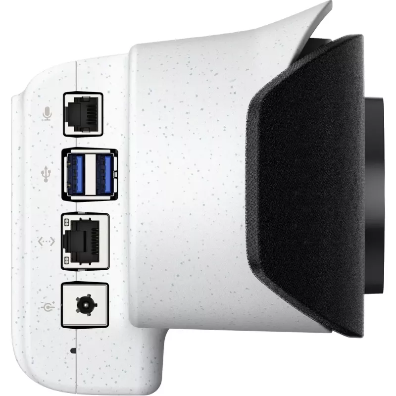 HP POLY POLY Studio X52 All‑In‑One Video Bar — 4K UHD, 30 fps, 95° Sichtfeld, 5-facher Digitalzoom, Wi‑Fi, Bluetooth, Android, Weiß