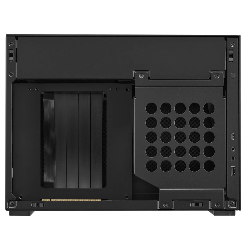 Lian Li A4-H2O X4 Mini-ITX-Gehäuse, PCIe 4.0 Riser-Kabel – Schwarz (A4-H2O X4) | ITwork