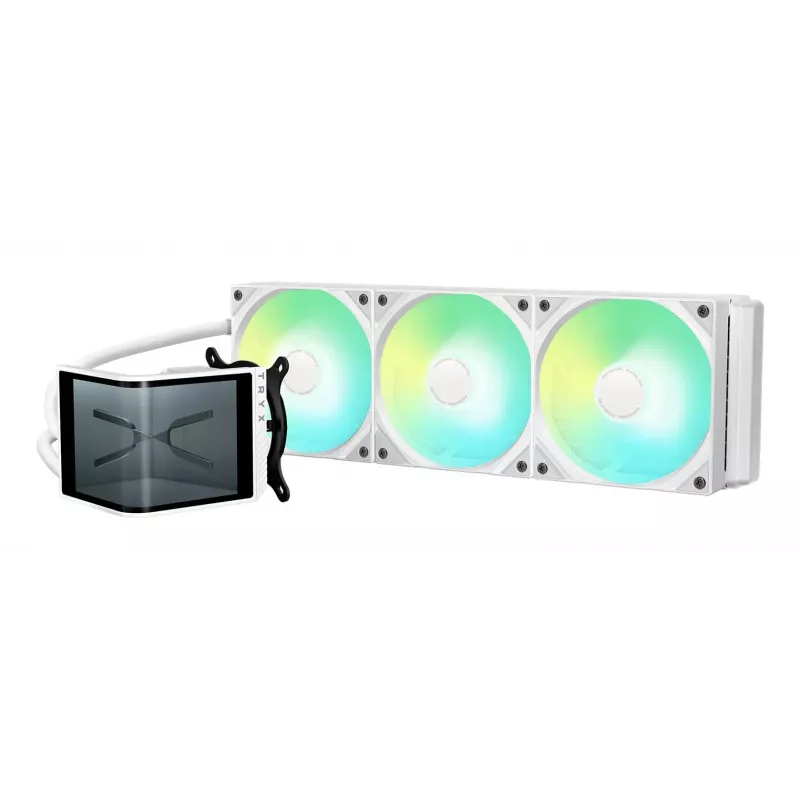 Flüssig-CPU-Kühler TRYX PANORAMA SE ARGB 360 mit 3D-AMOLED-Display, 360-mm-Radiator