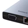 Hub 13in1 Baseus PortalJoy USB-C auf HDMI+DP+VGA+C+USB+PD+RJ45+SD/TF+3,5mm (grau)