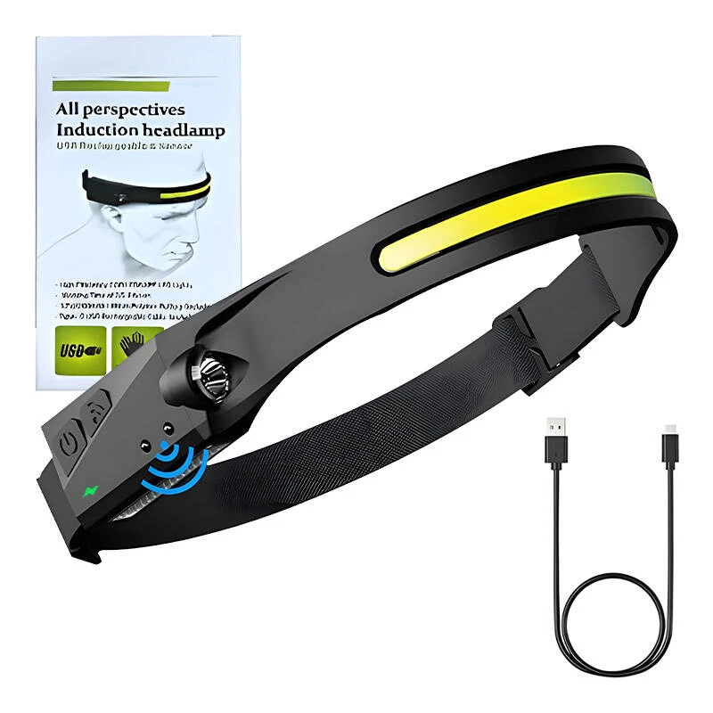 Stirnlampe Superfire HL65 120 lm USB-C wiederaufladbar – freihändiges LED-Licht