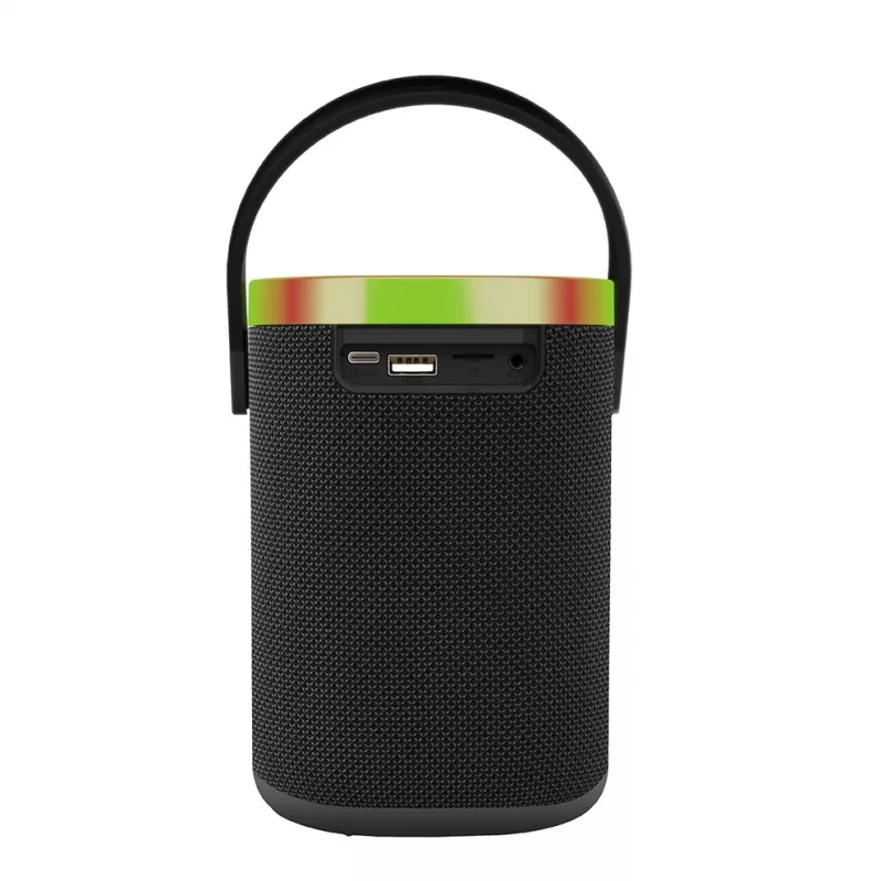 Tragbarer Lautsprecher GEMBIRD SPK-BT-LED-06, Bluetooth, integrierte LED, wiederaufladbarer Akku
