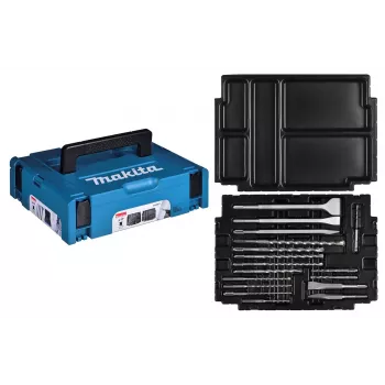 MAKITA BOHRERSET SDS + MEISSEL 17-tlg. IM MAKPAC KOFFER