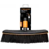 Fiskars 1001416 Besen Kunststoff Schwarz, Orange