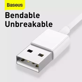 USB-Kabel Baseus Superior USB 2.0 1,5 m USB A USB C/Micro USB A/Lightning Weiß
