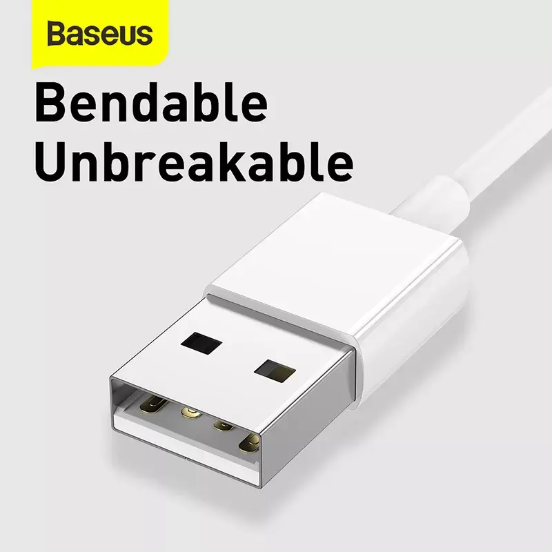 USB-Kabel Baseus Superior USB 2.0 1,5 m USB A USB C/Micro USB A/Lightning Weiß