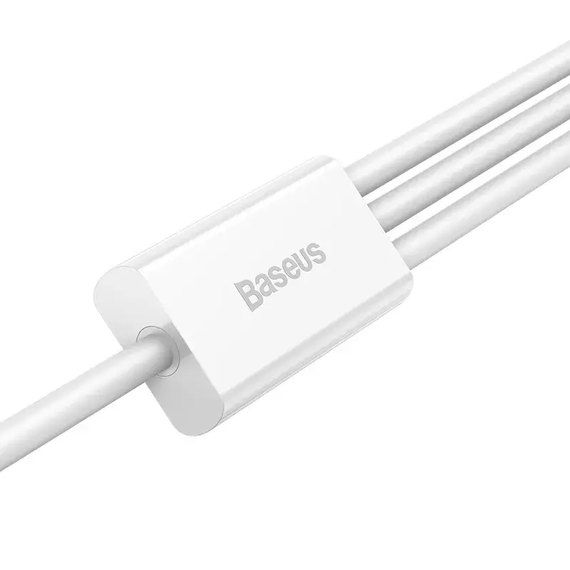 USB-Kabel Baseus Superior USB 2.0 1,5 m USB A USB C/Micro USB A/Lightning Weiß