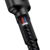 USB-Kabel Baseus Cafule 2m USB-C Schwarz Rot