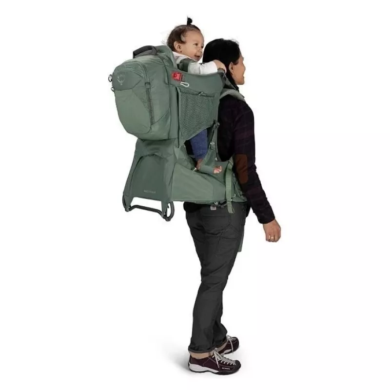 Kindertrage Osprey Poco Premium Tourist Carrier — Osprey, Modell 10005972/550/O/S, Schwarz, leichtes komfortables Design