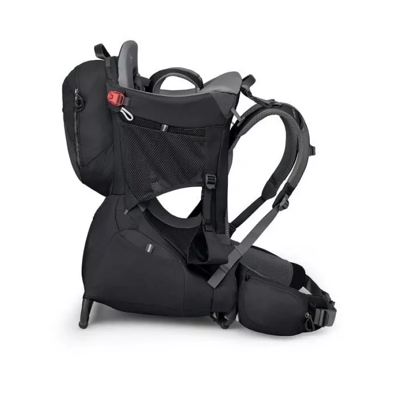 Kindertrage Osprey Poco Premium Tourist Carrier — Osprey, Modell 10005972/550/O/S, Schwarz, leichtes komfortables Design