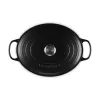 Le Creuset Signature Bräter Schwarz Oval 33 cm