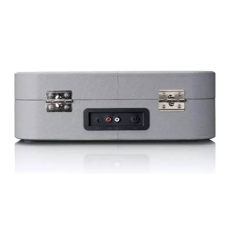 Plattenspieler Koffer Lenco TT-116GR tragbarer Vinyl-Player mit Bluetooth 5.0, USB, AUX, eingebaute Lautsprecher, 4W, unterstützt 7/10/12-Zoll Schallplatten