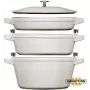 Staub La Cocotte 4,2 L runde Gusseisen-Schmortopf-Auflaufform