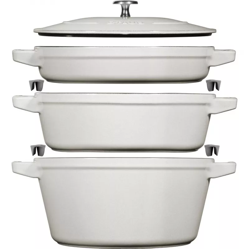 Staub La Cocotte 4,2 L runde Gusseisen-Schmortopf-Auflaufform