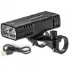 Rockbros Fahrradlicht mit Powerbank-Funktion + USB-C-auf-USB-A-Kabel, 850 lm, schwarz