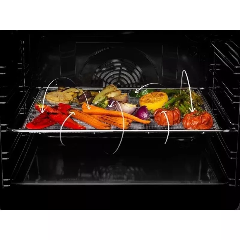 Airfry-Einsatz Electrolux E9OOAFWM Edelstahlgitter 468×24 mm für kompatible Backöfen und Heißluftfritteusen