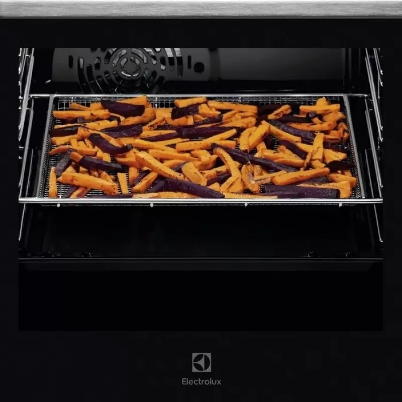 Airfry-Einsatz Electrolux E9OOAFWM Edelstahlgitter 468×24 mm für kompatible Backöfen und Heißluftfritteusen