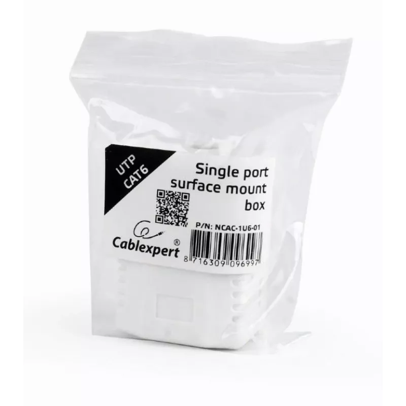PoE-Adapter Gembird NCAC-1U6-01 für Cat6-Kabel, weiß