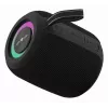 Mono tragbarer Lautsprecher GEMBIRD GMB Audio SPK-BT-LED-05-BK — 8 W RMS, 6,6 cm Treiber, Bluetooth, MicroSD-Unterstützung, schwarzer Zylinder