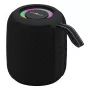 Mono tragbarer Lautsprecher GEMBIRD GMB Audio SPK-BT-LED-05-BK — 8 W RMS, 6,6 cm Treiber, Bluetooth, MicroSD-Unterstützung, schwarzer Zylinder