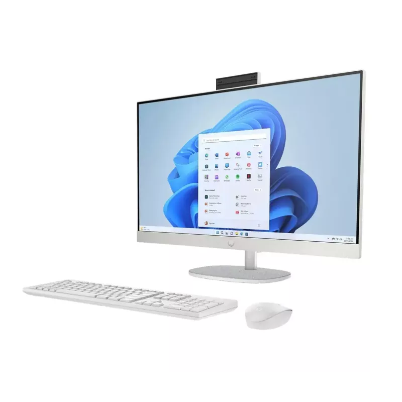 All-in-One PC HP 27-cr0232nw — AMD Ryzen 5 7520U, 16GB RAM, 512GB SSD, 27 Zoll FHD, Windows 11 Home, Wi‑Fi 6 (Weiß)
