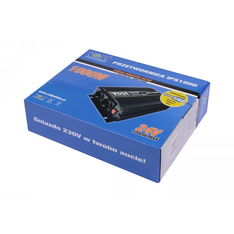 Spannungswandler Volt IPS 1000 24V auf 230V, 750W Dauer / 1000W Spitze