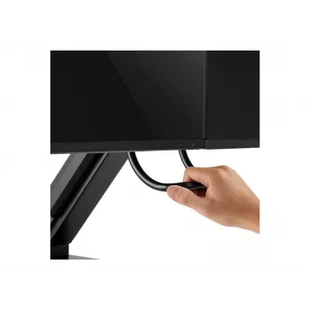 LOGILINK BP0102 Dual-Monitorhalterung 17-27 Zoll Stahl platzsparend