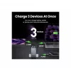 UGREEN Indoor-Ladegerät Nexode Pro 3-Port GaN PD Schnellladegerät 2 USB Type-C