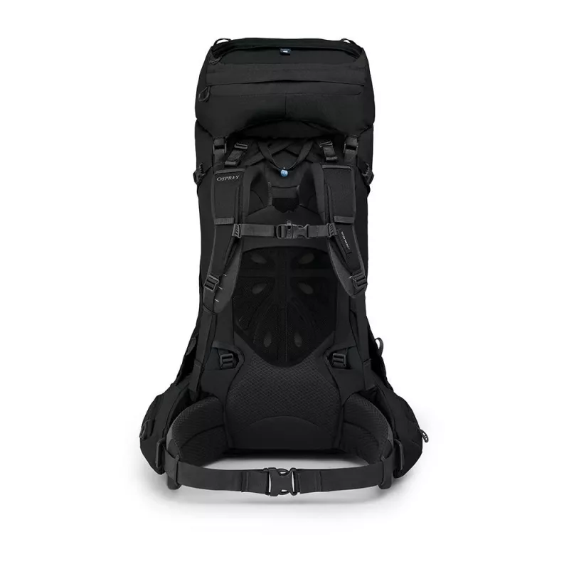 Rucksack Osprey Aether 65 — 65 L, Nylon, Schwarz, 2,2 kg, 40 cm Breite, Herren
