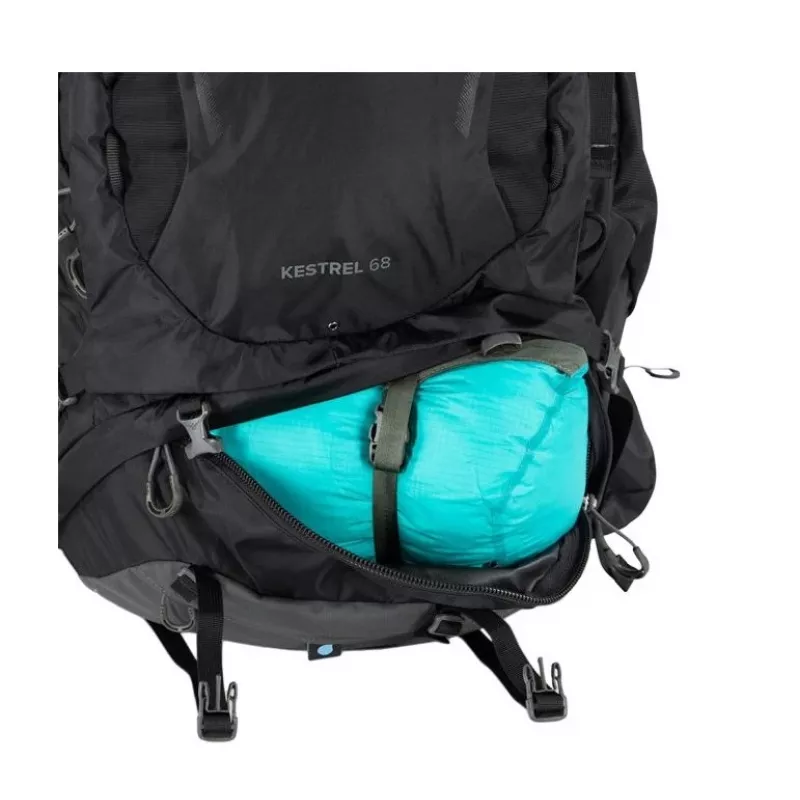 Trekking-Rucksack Osprey Kestrel 48 schwarz S/M