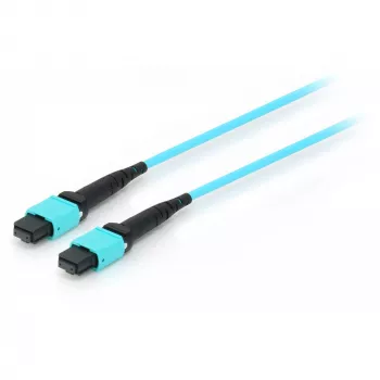 Equip Pro - Patch-Kabel - MTP Multimode (W) - MTP Multimode (W) - 15,0 m - Glasfaser - 50/125 Mikrometer - OM4 - Aquamarin (25555707)