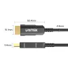 HDMI-Kabel UNITEK C11072BK-50M 50m 18 Gbit/s 2.0 Schwarz