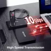 SSD-Gehäuse UNITEK S1232A01-EU Schwarz M.2/2,5 Zoll/3,5 Zoll 10 Gbit/s