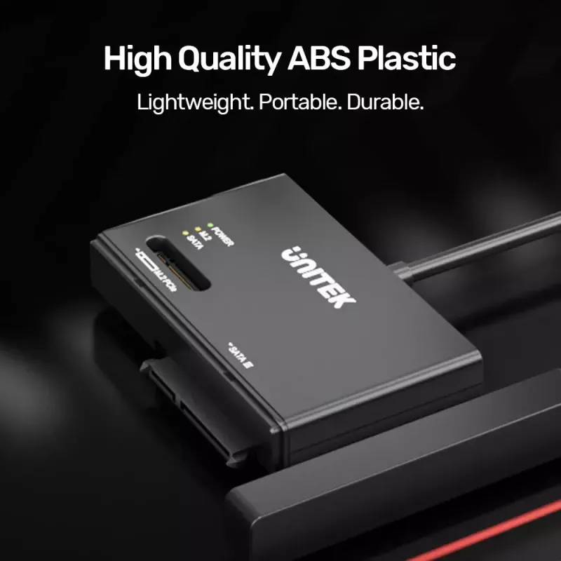 SSD-Gehäuse UNITEK S1232A01-EU Schwarz M.2/2,5 Zoll/3,5 Zoll 10 Gbit/s