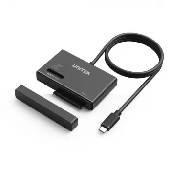 SSD-Gehäuse UNITEK S1232A01-EU Schwarz M.2/2,5 Zoll/3,5 Zoll 10 Gbit/s