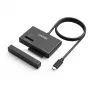 SSD-Gehäuse UNITEK S1232A01-EU Schwarz M.2/2,5 Zoll/3,5 Zoll 10 Gbit/s