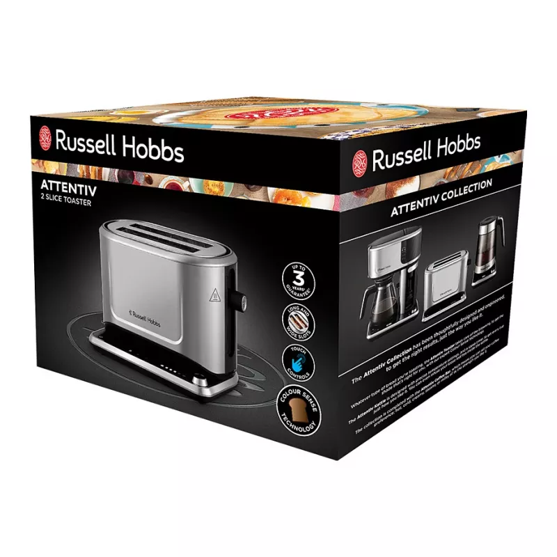 Toaster Russell Hobbs 26210-56 2 Scheiben Satin-Stahl