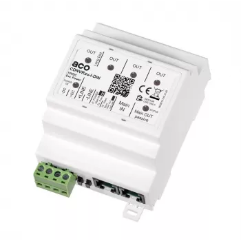 ACO CDNVRau-I-DIN Intelligenter aktiver Video-Splitter für P-System auf Hutschiene