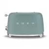 Smeg TSF01EGMEU Toaster 6 2 Scheiben 950 W Chrom, Grün