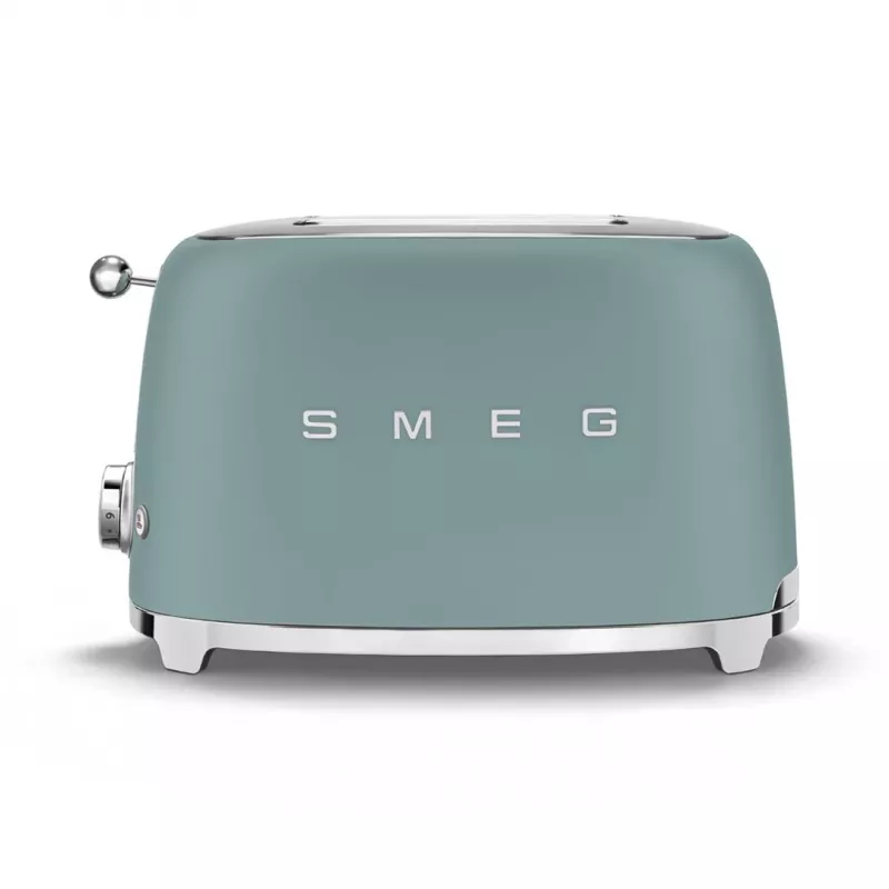 Smeg TSF01EGMEU Toaster 6 2 Scheiben 950 W Chrom, Grün