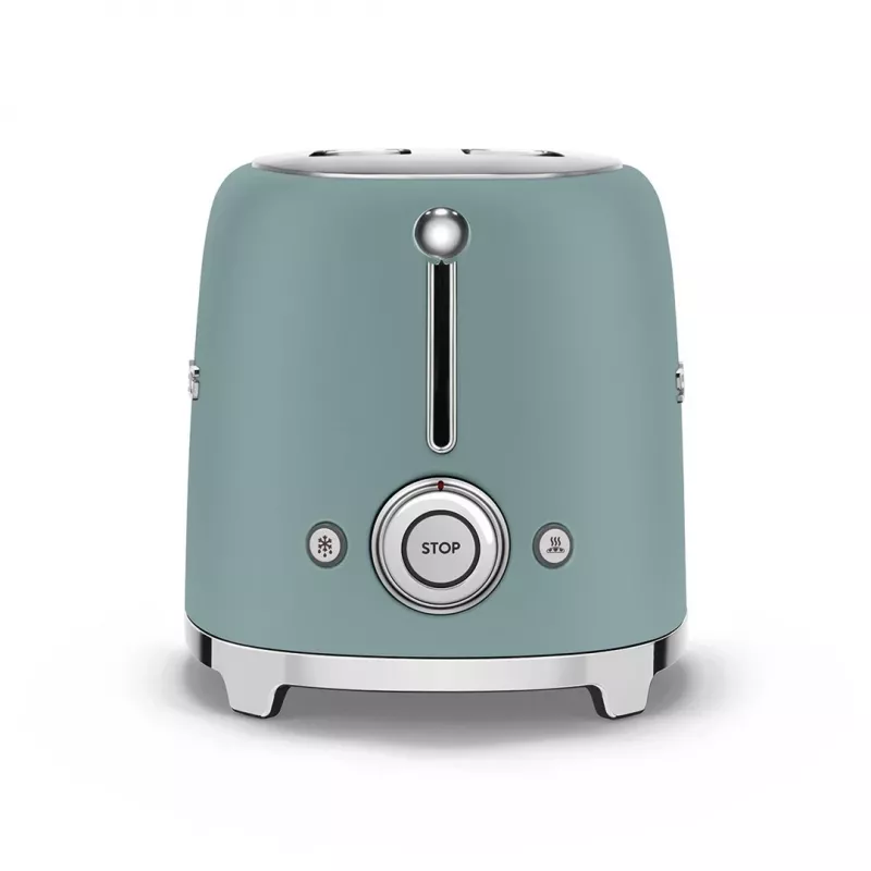 Smeg TSF01EGMEU Toaster 6 2 Scheiben 950 W Chrom, Grün
