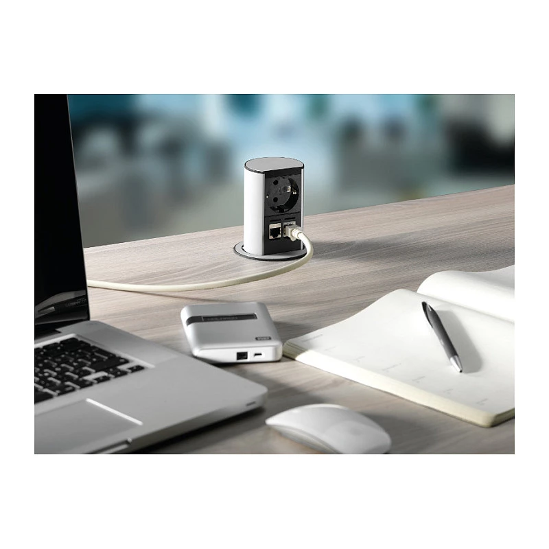 Elevator 1xSchutzkontakt 1xCAT6 1xUSB3.0 - Zubehör Stromversorgung