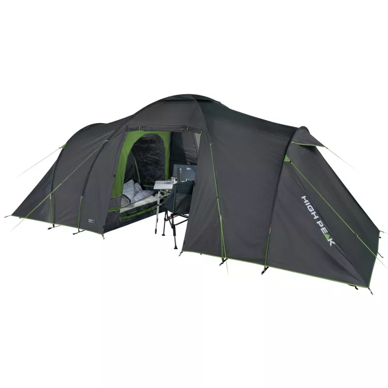 High Peak Como 6.0 Grün, Grau Tunnelzelt