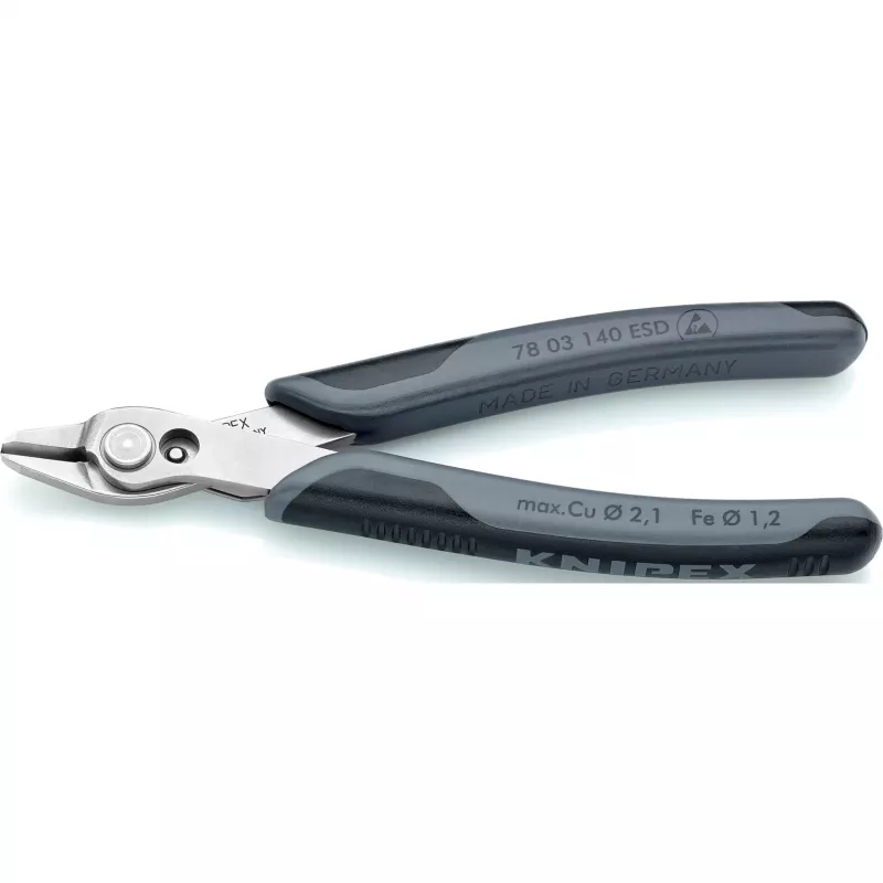 KNIPEX Super Knips XL ESD - Drahtschneider - 1,23 cm - 9,2 mm - 2,1 mm - 9,2 mm - Schutz gegen elektrostatische Entladung (ESD)