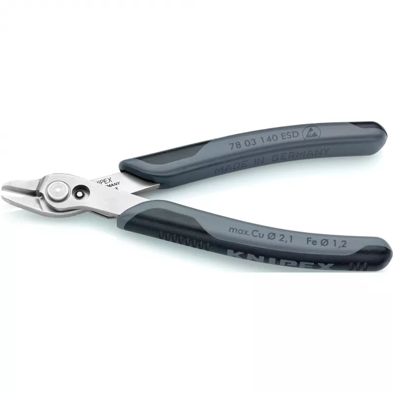 KNIPEX Super Knips XL ESD - Drahtschneider - 1,23 cm - 9,2 mm - 2,1 mm - 9,2 mm - Schutz gegen elektrostatische Entladung (ESD)